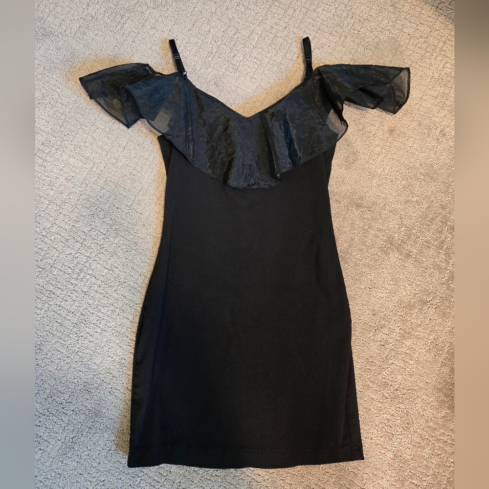 Dollskill Horoscopez Party Of One Black Off-Shoulder Dress